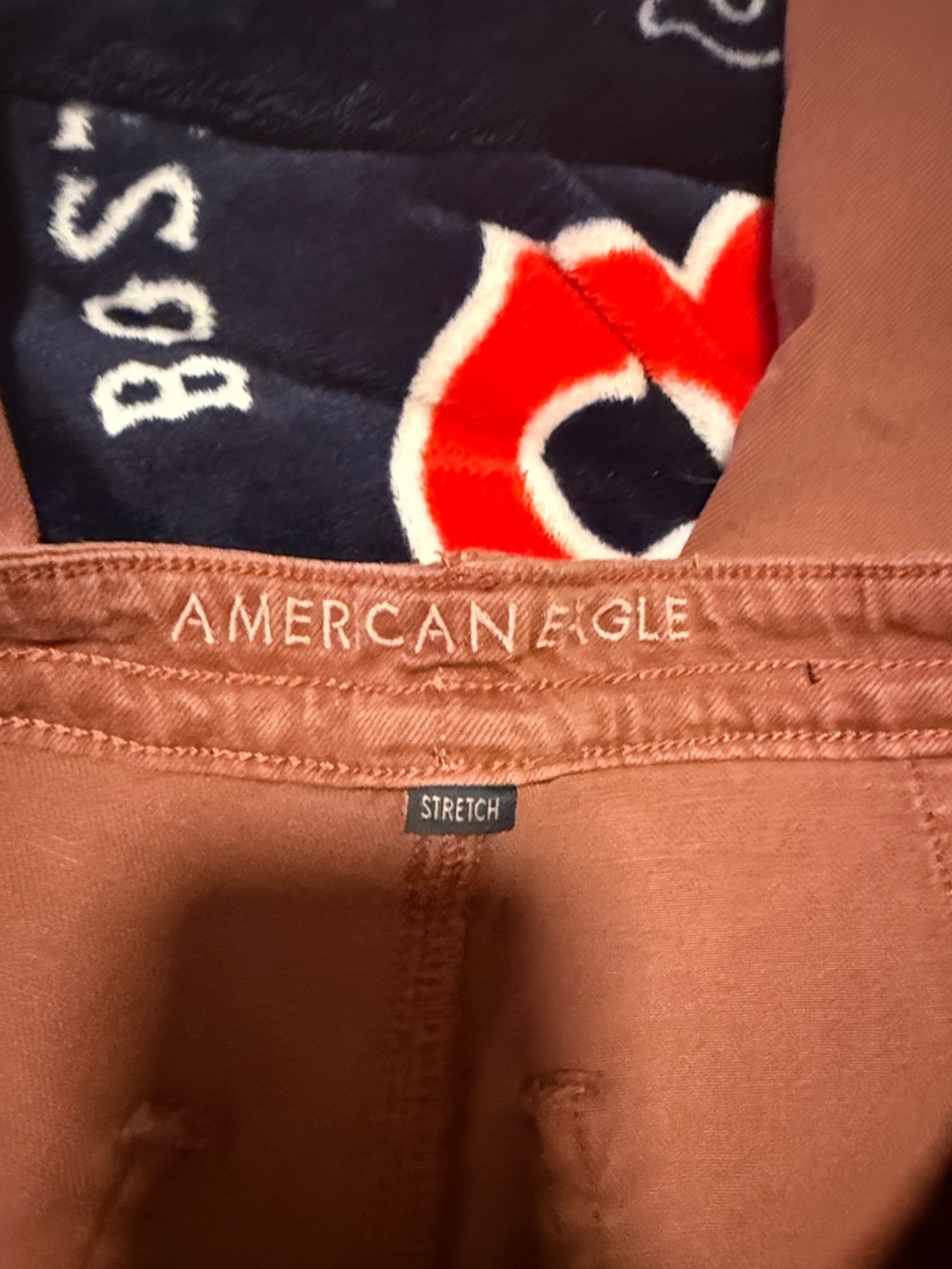 American Eagle Outfitters dreamy drape low rise Tan Drawstring/button Pants - Picture 4 of 5